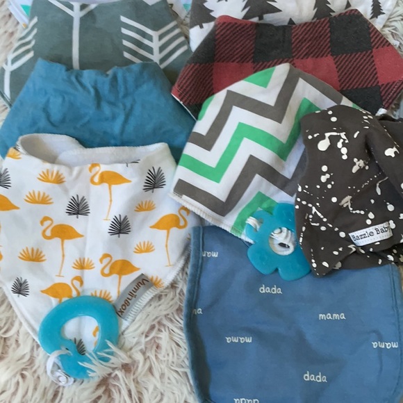 Large bundle of baby boy bibs - Picture 3 of 5